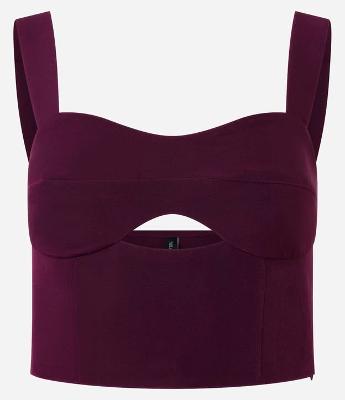 Blusa em Alfaiataria com Recorte Vazado