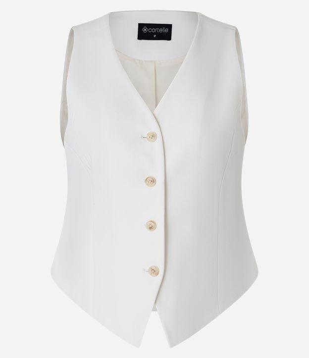 Colete Alfaiatado com Abotoamento Frontal - 1