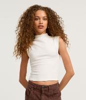 Blusa em Ribana com Golinha Alta e Cava Estendida - 2