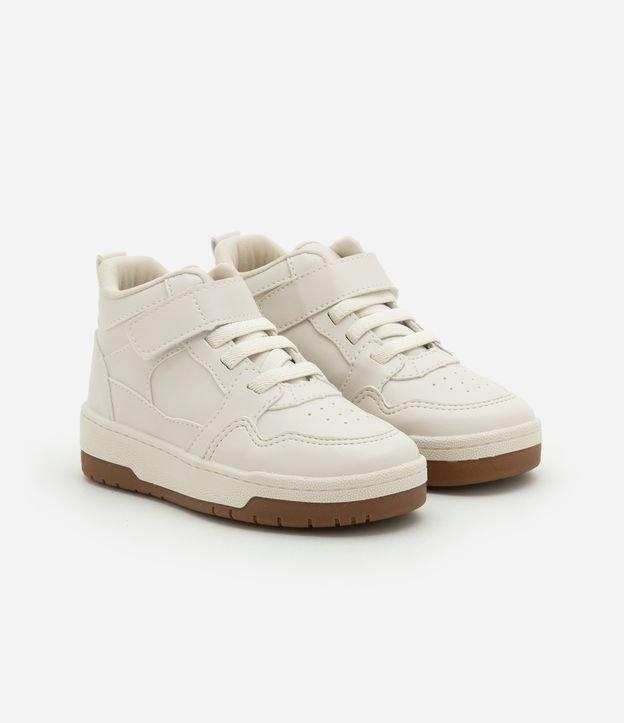 Tênis Abotinado Infantil com Velcro e Recortes - Tam 22 a 27 - 1