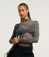 Blusa em Tule com Franzidos Laterais - 2