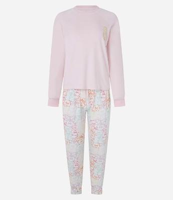 Pijama Longo em Plush com Estampa Ursinhos Carinhosos