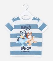 Camiseta Infantil com Estampa Bluey e Bingo - Tam 2 a 6 Anos - 1
