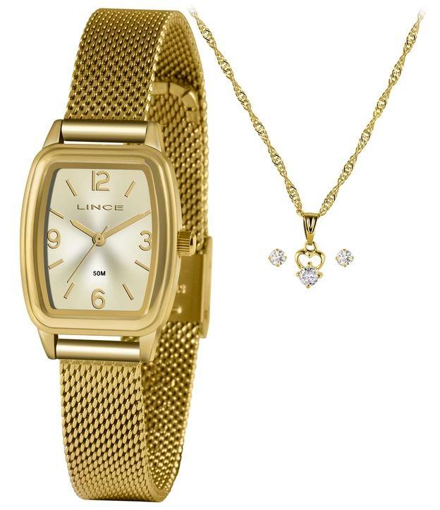 Kit Relógio Analógico Feminino Lince - 1