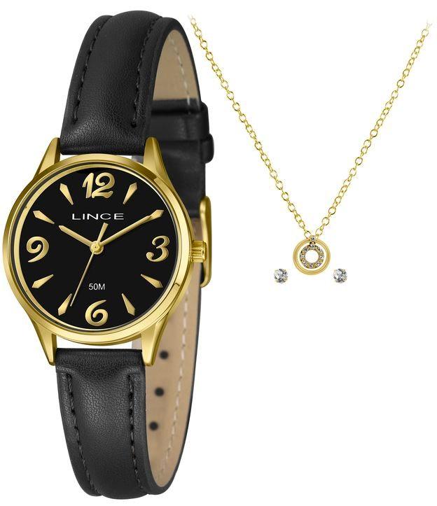 Kit Relógio Analógico Feminino Lince - 1