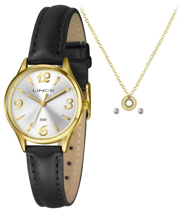 Kit Relógio Analógico Feminino Lince - 1
