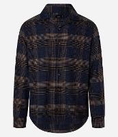 Camisa Regular em Flanela com Estampa Xadrez - 1