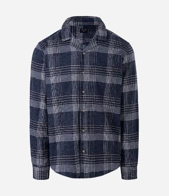 Camisa Regular em Flanela com Estampa Xadrez