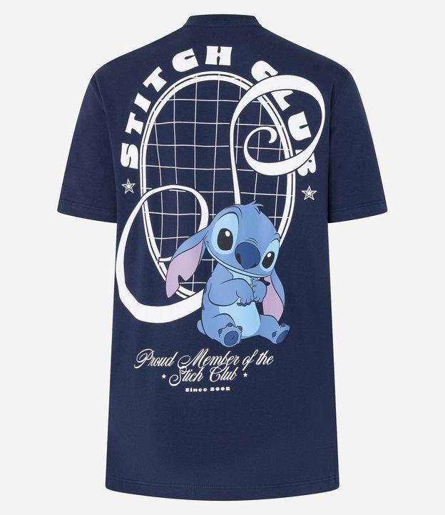 Camiseta em Algodão com Estampa Frente e Costas do Stitch - 1