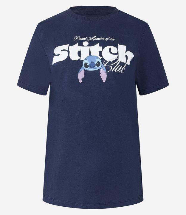 Camiseta em Algodão com Estampa Frente e Costas do Stitch - 2