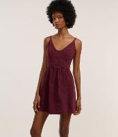 Vestido Curto em Jeans com Algodão Agroecológico e Alças Reguláveis - 1