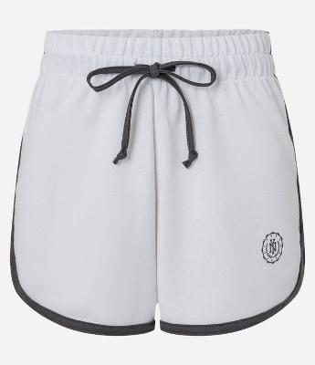 Short em Moletom com Forro Fleece e Viés Contrastante