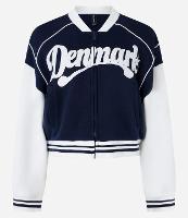 Casaco em Moletom com Forro Fleece e Lettering Denmark - 1