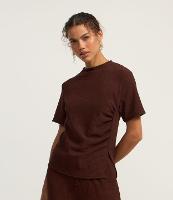 Blusa Texturizada com Golinha Alta e Franzido - 2