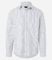 Camisa Regular em Tricoline com Estampa Xadrez - 1