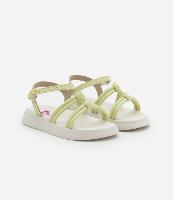 Sandália Infantil em PU com Tiras Trabalhadas - Tam 20 ao 25 - 1