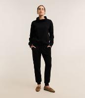 Calça Jogger Cintura Alta em Moletinho com Amarração - 2