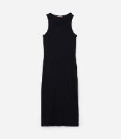 Vestido Midi em Ribana com Gola Redonda Curve & Plus Size - 1