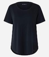 Camiseta Oversized Esportiva em Microfibra com Barra Arredondada - 1