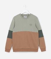 Casaco Infantil com Recortes Contrastantes - Tam 5 a 14 Anos - 1