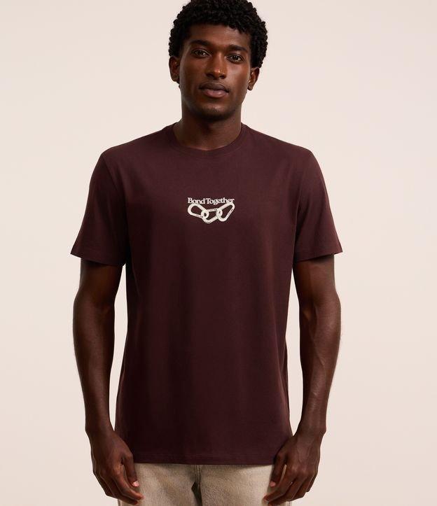 Camiseta Comfort em Algodão Peruano com Estampa Lettering - 2