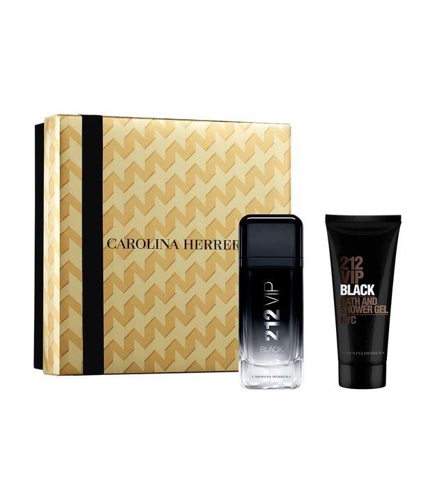 Coffret Perfume Carolina Herrera 212 VIP Black Eau de Parfum 100ml + Gel de Banho 100ml - 1
