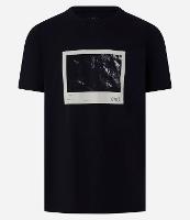 Camiseta Regular em Algodão Estampa Photoprint Mar - 1