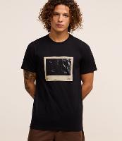 Camiseta Regular em Algodão Estampa Photoprint Mar - 2