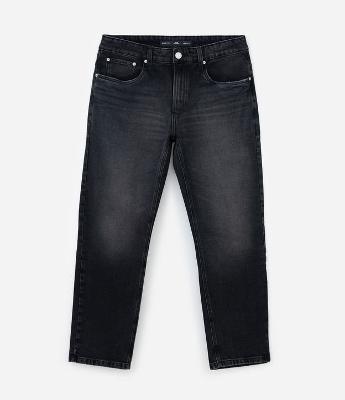Calça Slim Cropped em Jeans