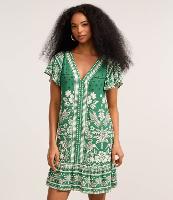 Vestido Curto em Viscose com Estampa Floral - 2