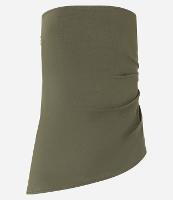 Blusa em Bengaline com Franzido e Barra Assimétrica - 1