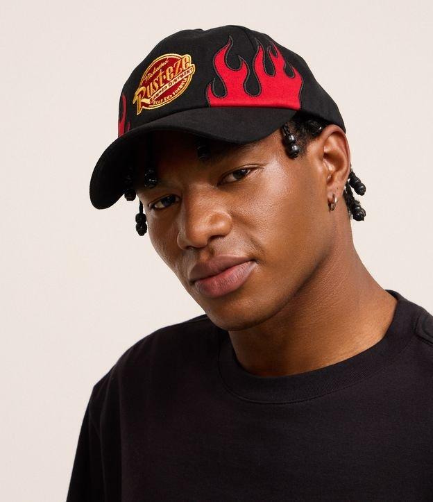 Boné em Sarja com Bordado Lettering Lightning McQueen - 2