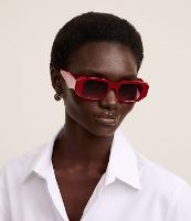 Óculos de Sol Quadrado com Haste Larga Chanfrada - 2