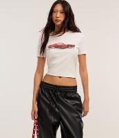 Blusa T-shirt em Algodão com Estampa Carros Los Angeles - 1