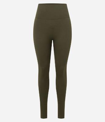 Calça Legging Esportiva Canelada em Ribana Seamless