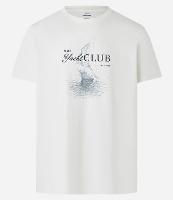 Camiseta Comfort em Algodão Estampa Lettering Yacht Club - 1