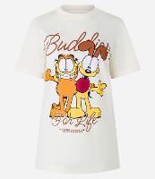 Blusa T-shirt em Algodão com Estampa Garfield - 1
