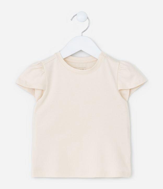 Blusa Infantil com Manguinha Transpassada - Tam 1 a 6 Anos - 1