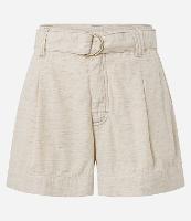 Short Baggy em Sarja com Cinto Diferenciado - 1