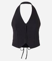 Colete Frente Única Alfaiatado com Amarração nas Costas - 1