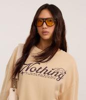 Moletom Regular com Forro Quentinho e Estampa Nothing - 1