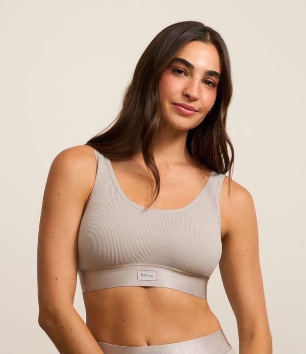 Sutiã Top Sem Bojo Sem Aro em Poliamida Seamless com Alças Largas - 2