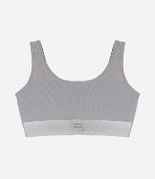 Sutiã Top Sem Bojo Sem Aro em Poliamida Seamless com Alças Largas - 1