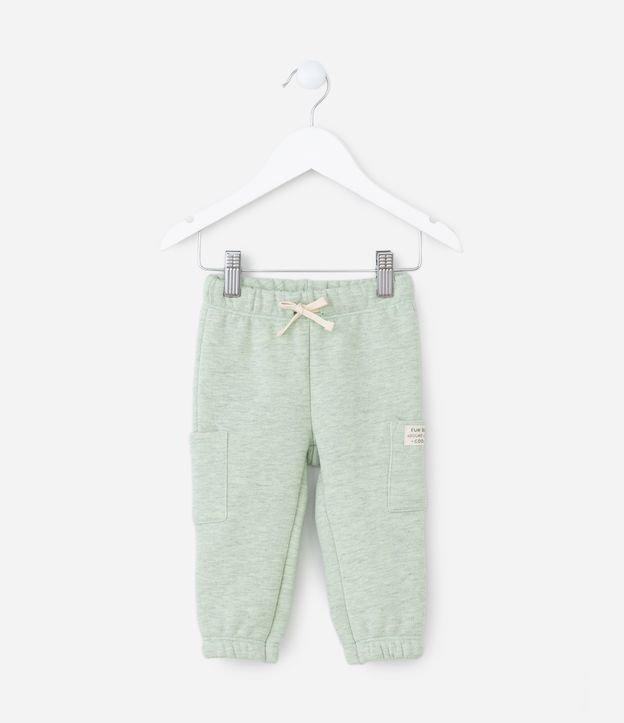 Calça Infantil Quentinha com Bolsos Laterais - Tam 0 a 18 meses - 1