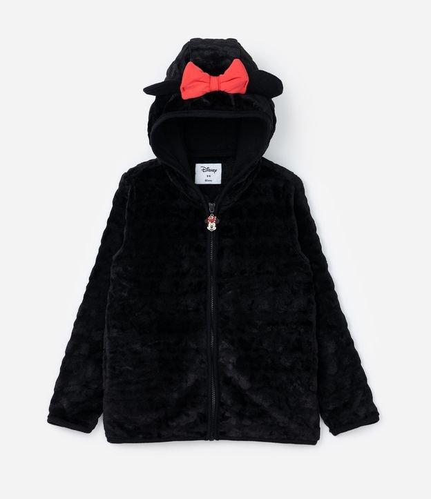Jaqueta Infantil com Orelhinhas e Laço da Minnie - Tam 2 a 12 Anos - 1