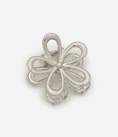 Piranha De Cabelo em Metal com Formato de Flor Vazada - 1