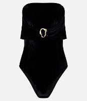 Body em Veludo com Pala Dobrada e Aviamento Frontal - 1