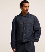 Jaqueta em Jeans com Gola Colarinho e Bolsos - 1