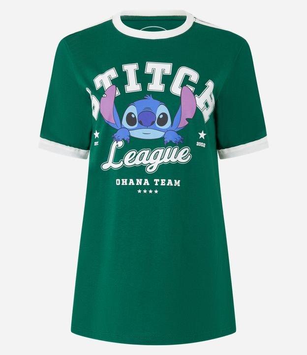 Camiseta T-shirt em Algodão com Estampa Stitch League - 1