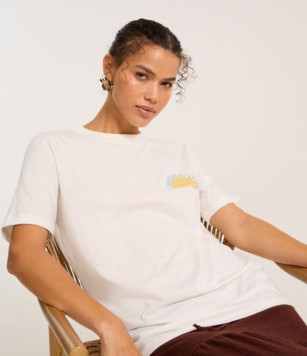 Camiseta Comfort em Algodão com Estampa Soleil - 2